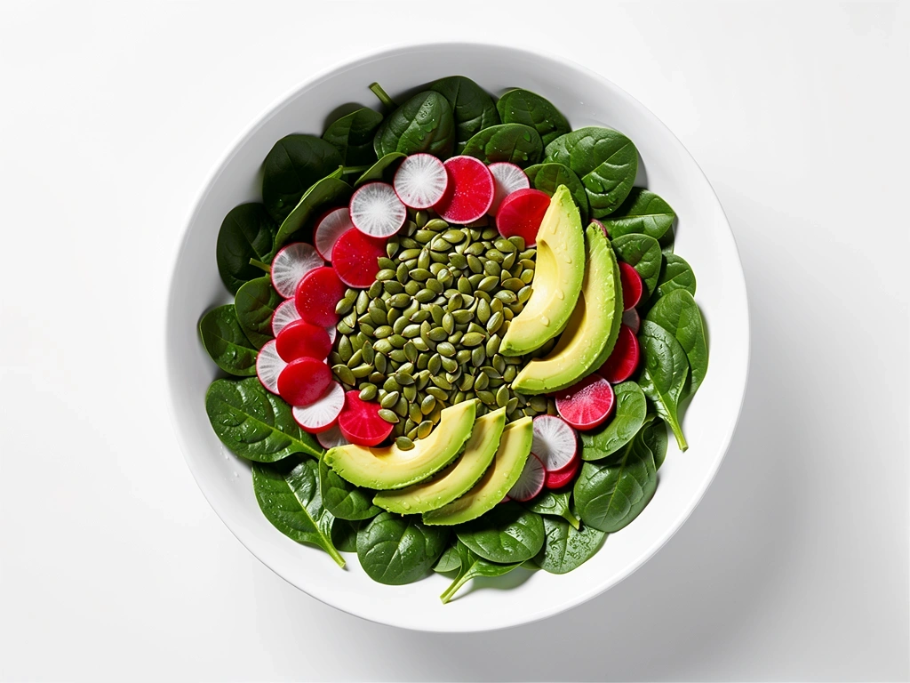 Ensalada densa en nutrientes