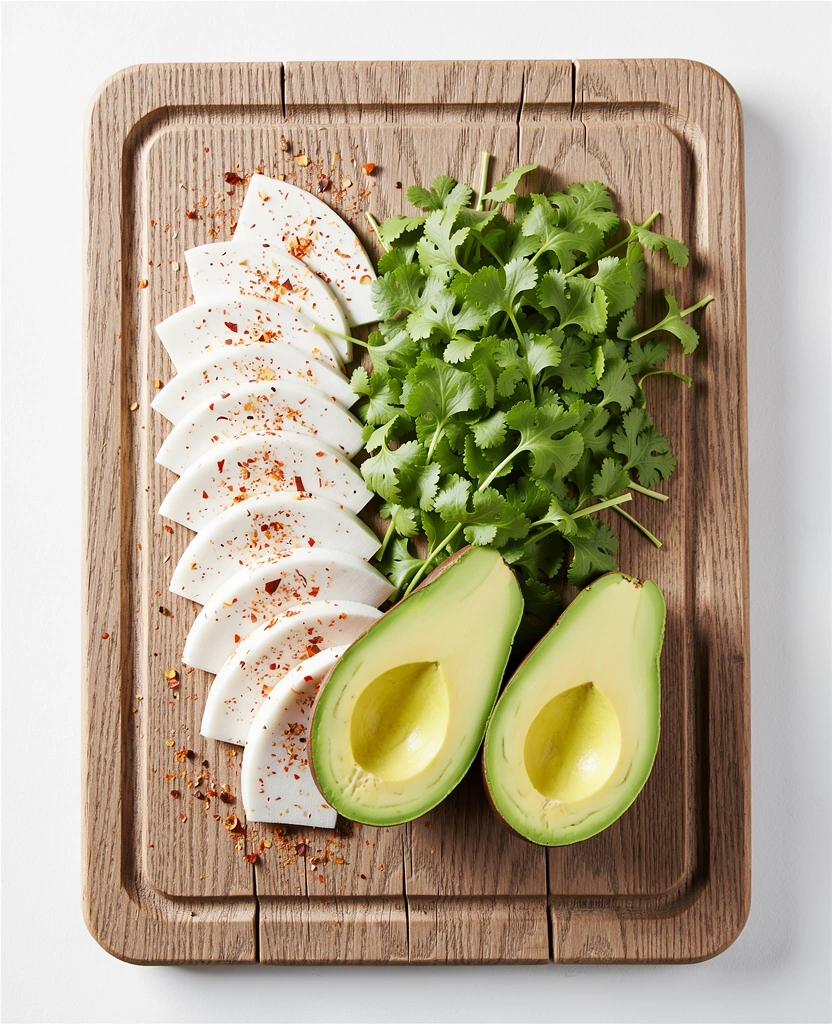 Ingredientes frescos de nutrición equilibrada